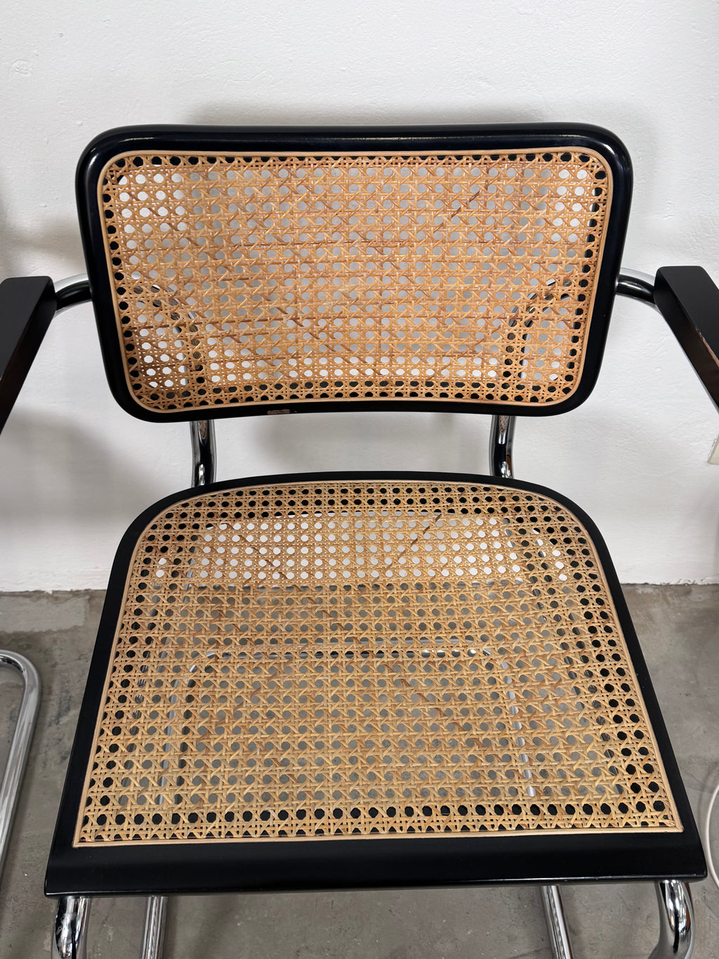 Wienergeflecht Stuhl made in Italy - Cesca eine Nachempfindung des S32 Marcel Breuer für Thonet