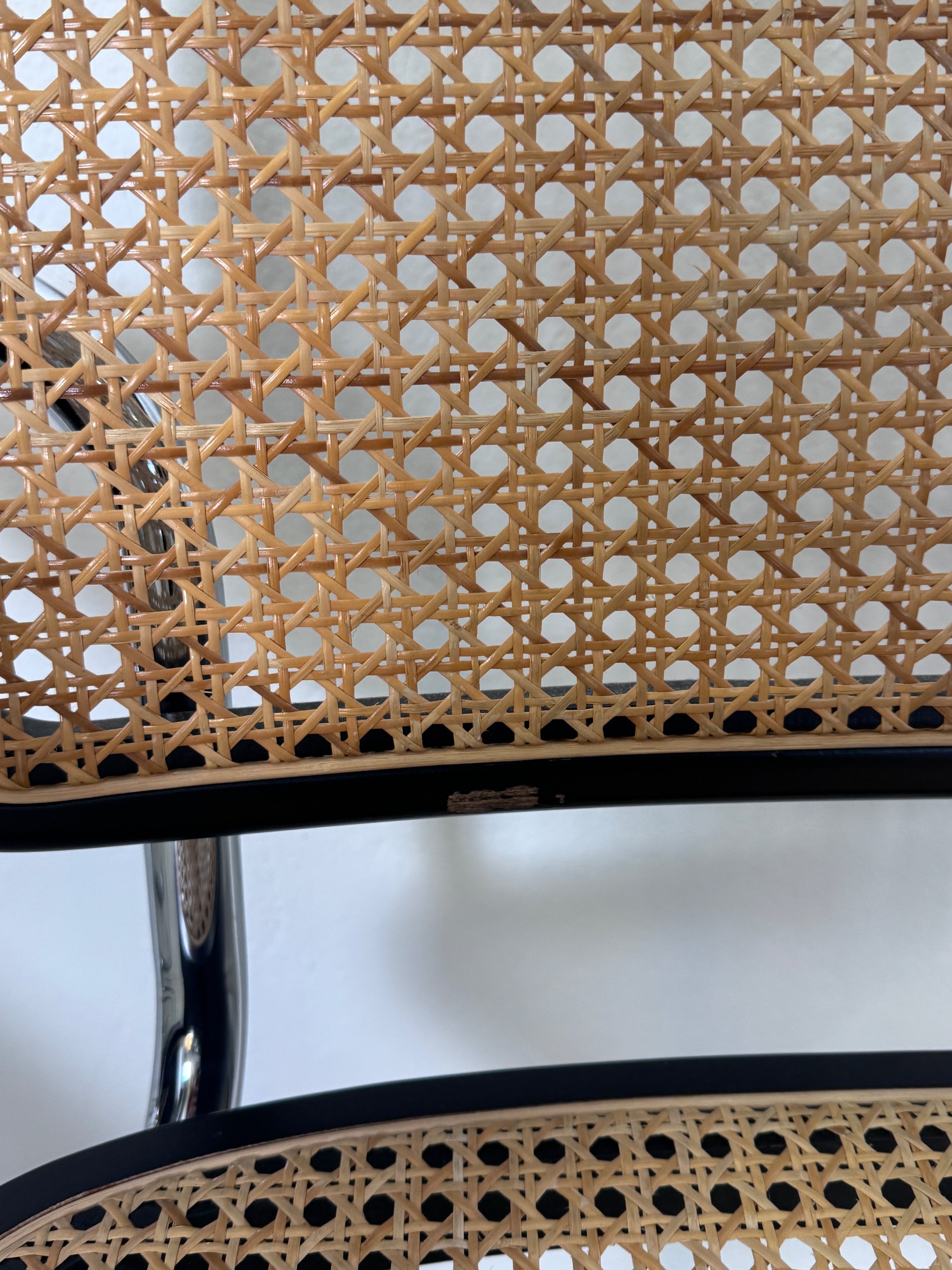 Wienergeflecht Stuhl made in Italy - Cesca eine Nachempfindung des S32 Marcel Breuer für Thonet