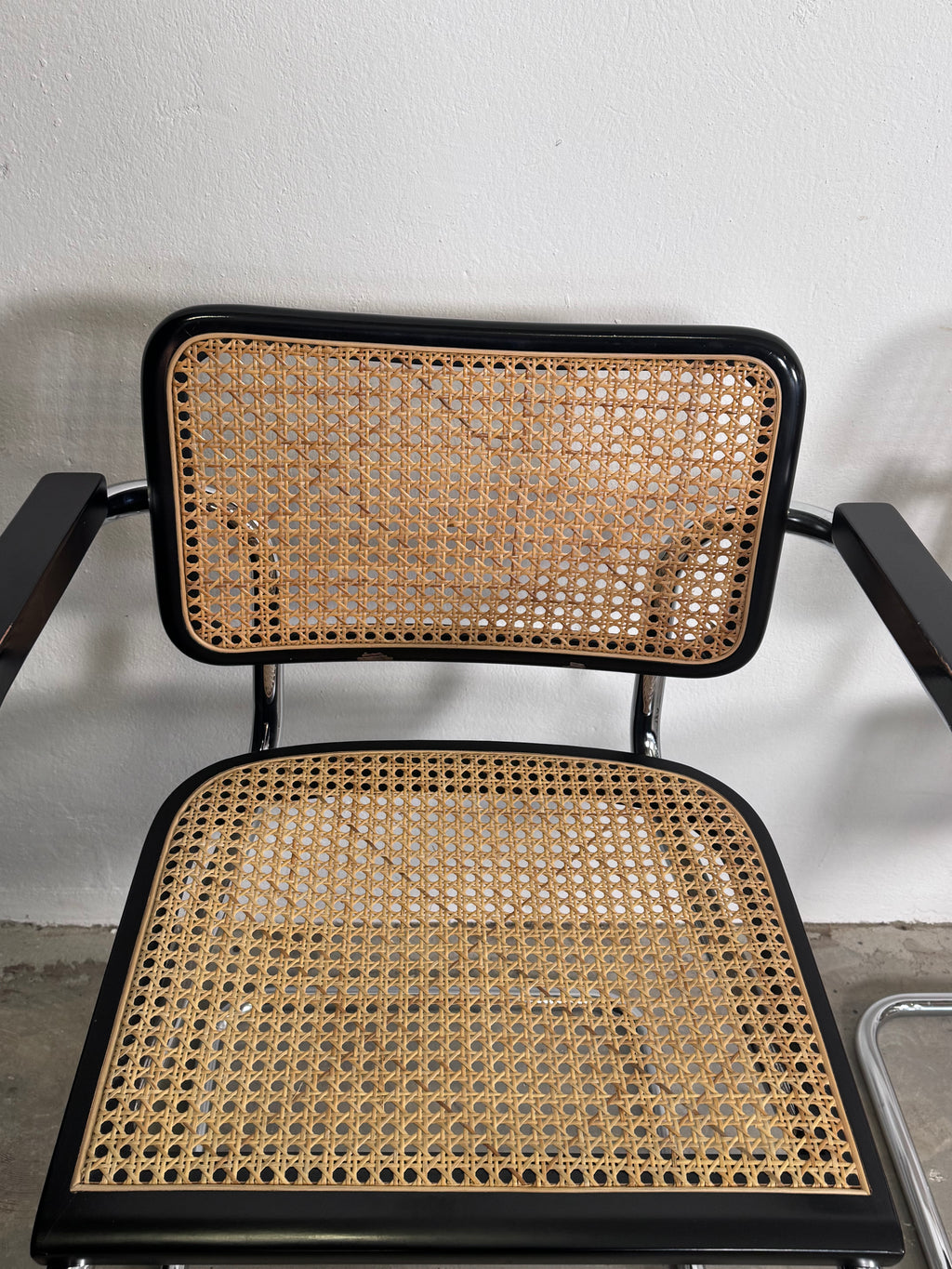 Wienergeflecht Stuhl made in Italy - Cesca eine Nachempfindung des S32 Marcel Breuer für Thonet