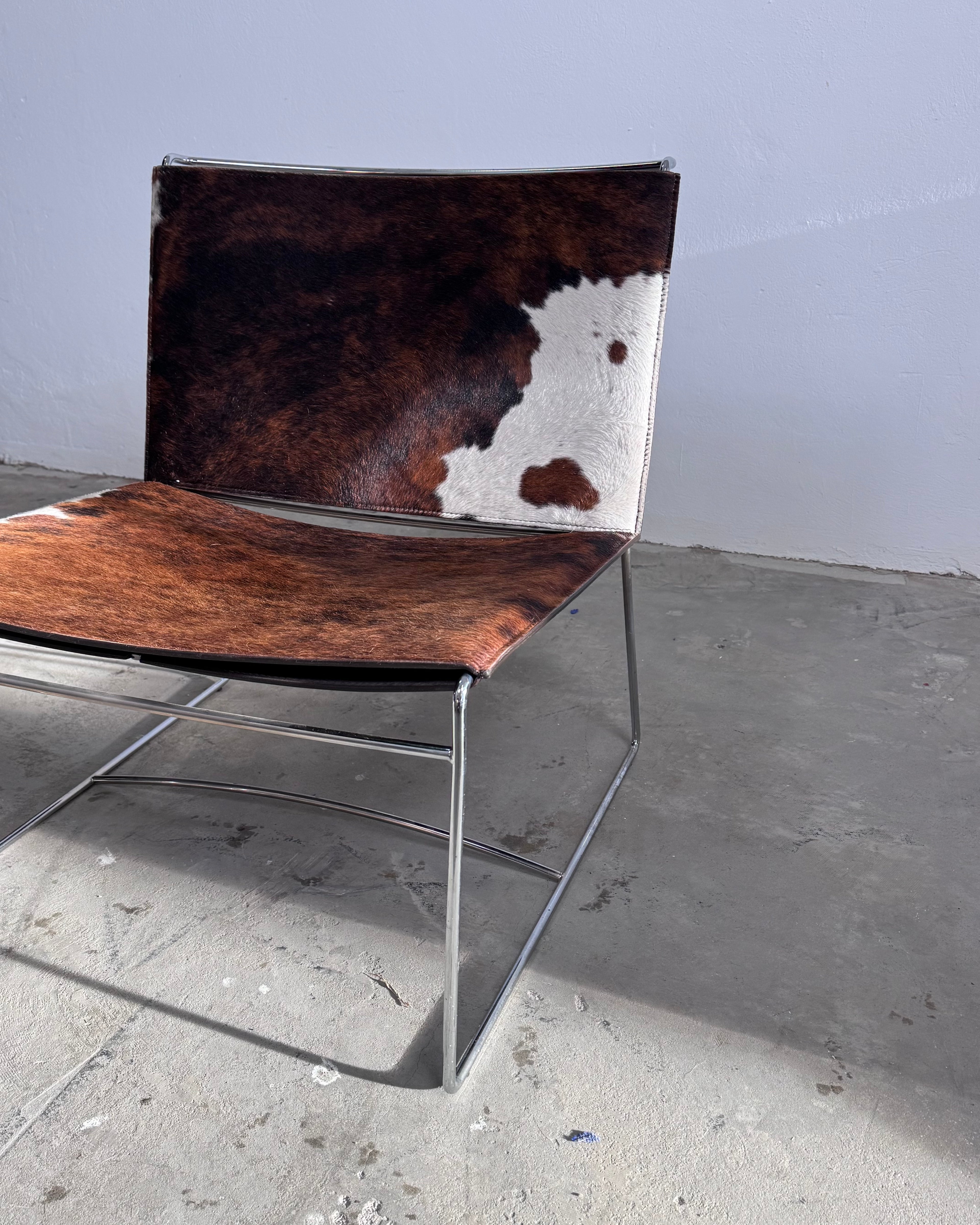 FIL Sessel von Pascal Mourgue für Ligne Roset, Kuhfell-Ausführung, 1970er