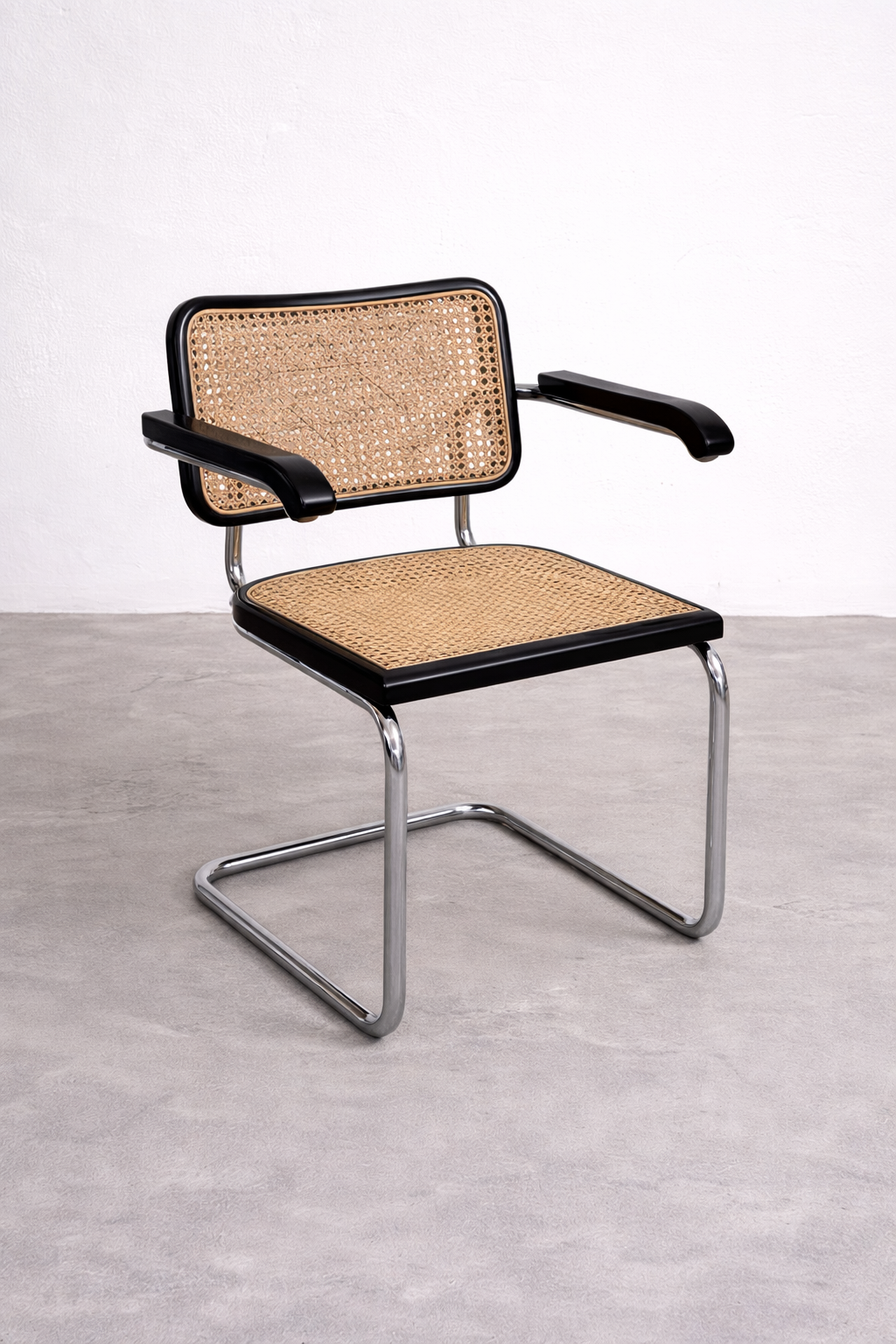 Wienergeflecht Stuhl made in Italy - Cesca eine Nachempfindung des S32 Marcel Breuer für Thonet