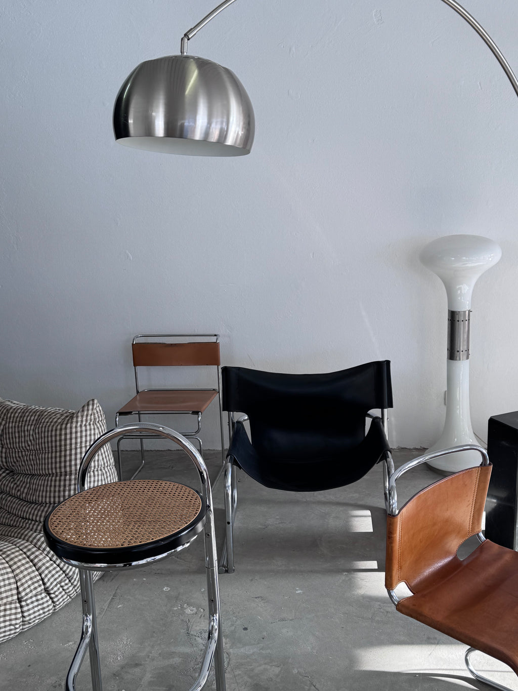 Rodney Kinsman T1 Lounge Chair für OMK, 1960er – Vintage Ledersessel aus Stahlrohr – Mid Century Designklassiker