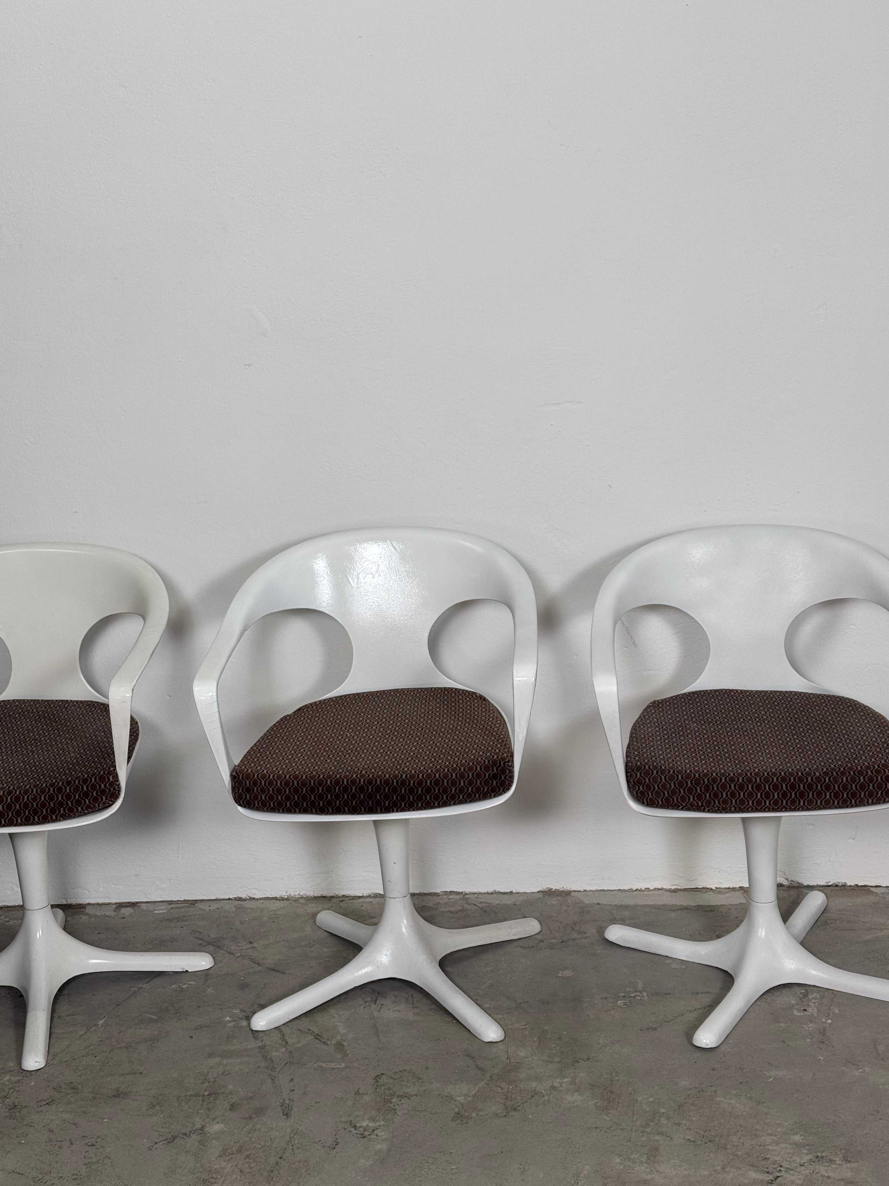 1 von 5 Space Age Stuhl von Konrad Schäfer für Lübke Seltener Prototyp, 1970er, Vintage Design