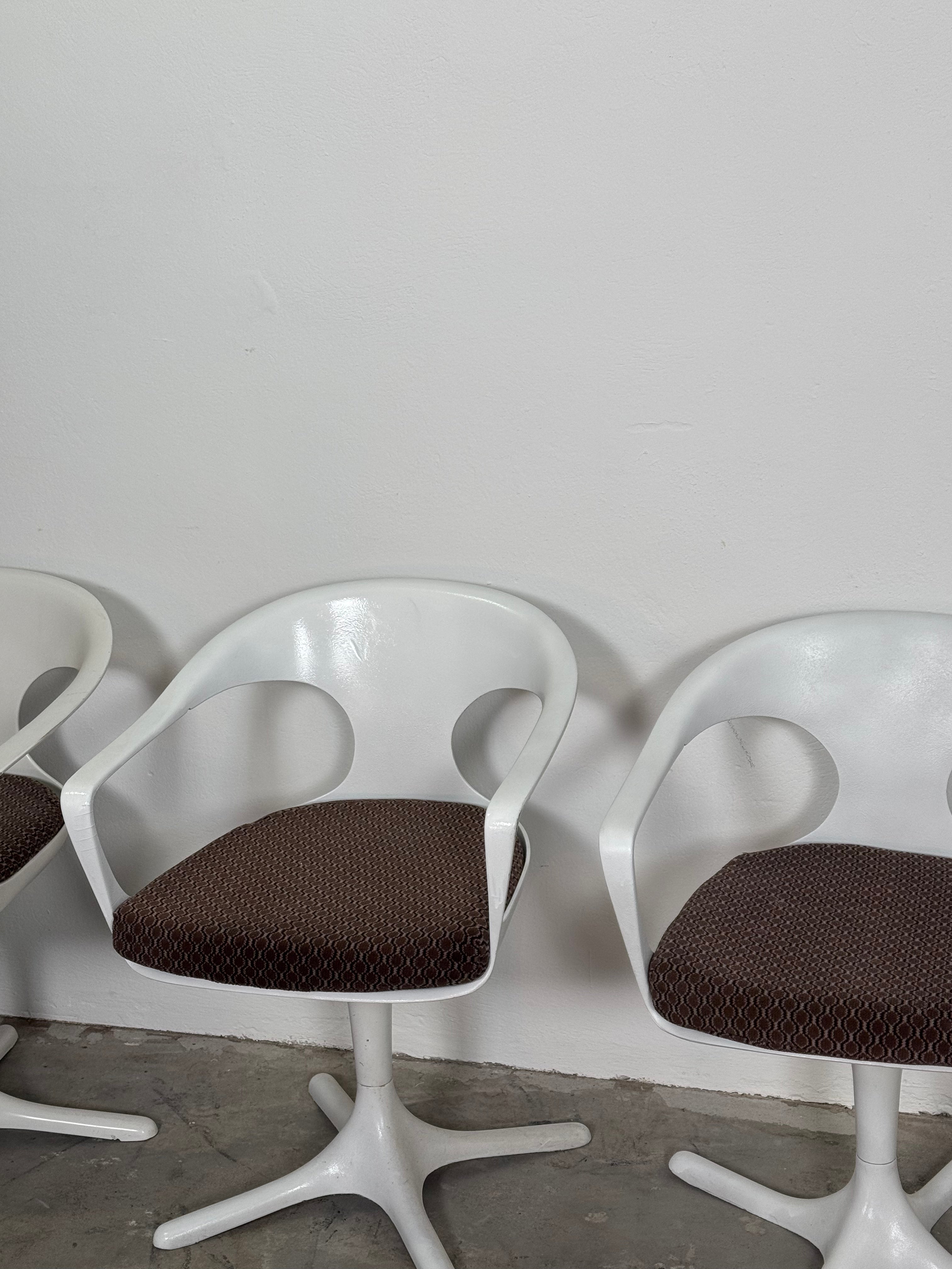 1 von 5 Space Age Stuhl von Konrad Schäfer für Lübke Seltener Prototyp, 1970er, Vintage Design