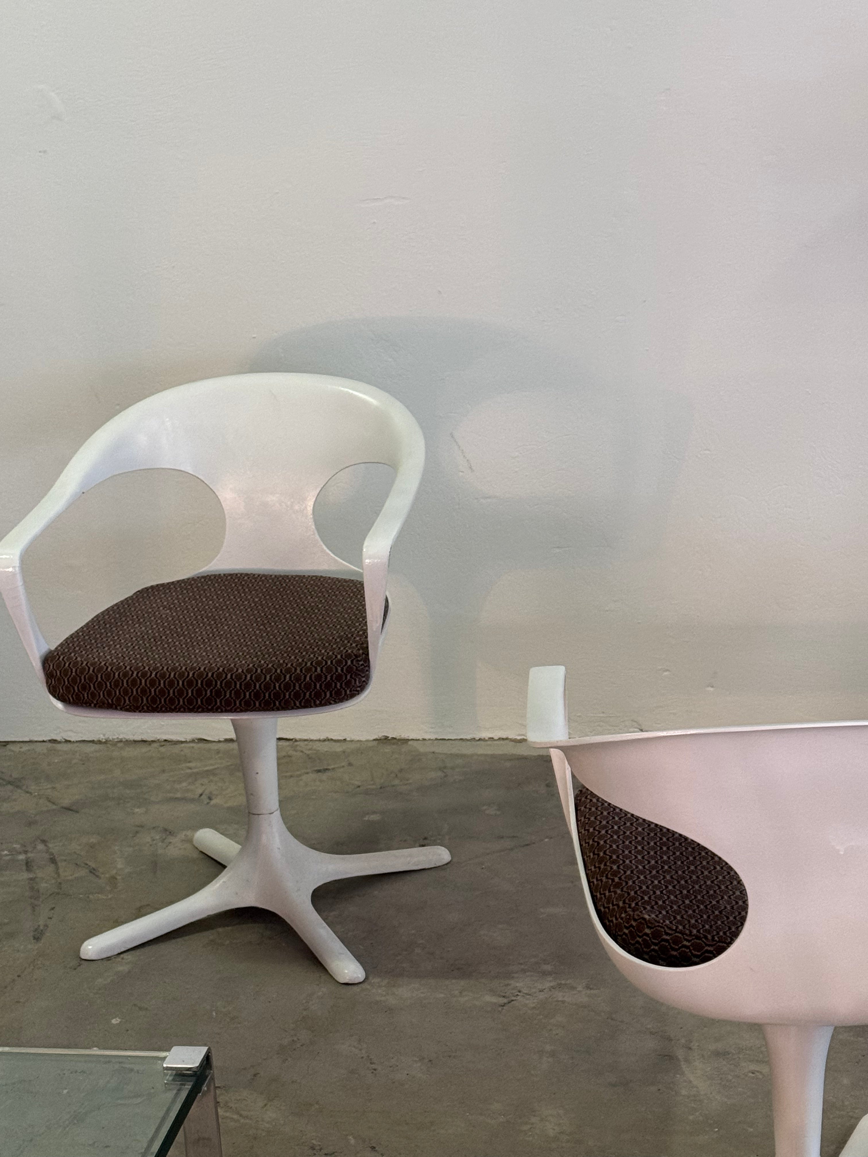 1 von 5 Space Age Stuhl von Konrad Schäfer für Lübke Seltener Prototyp, 1970er, Vintage Design