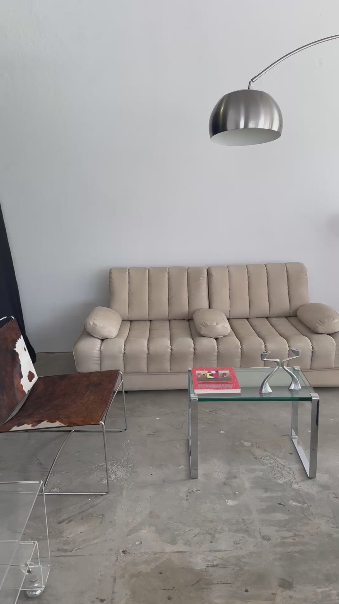 De Sede DS-85 Sofa / Daybed – seltene Baumwolle-Leinen-Version – 1970er