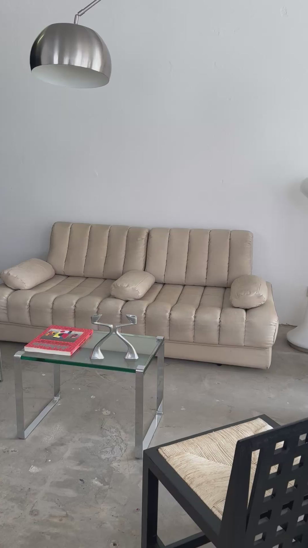 De Sede DS-85 Sofa / Daybed – seltene Baumwolle-Leinen-Version – 1970er