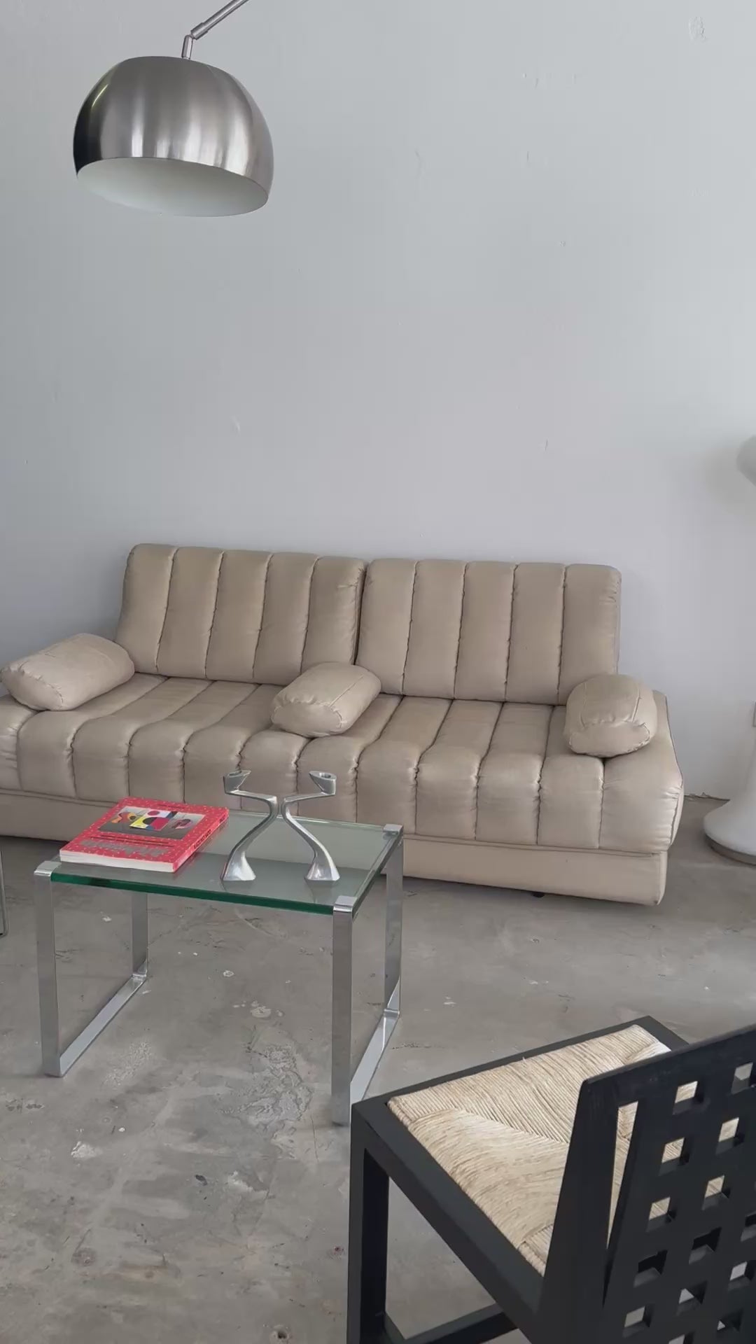 De Sede DS-85 Sofa / Daybed – seltene Baumwolle-Leinen-Version – 1970er