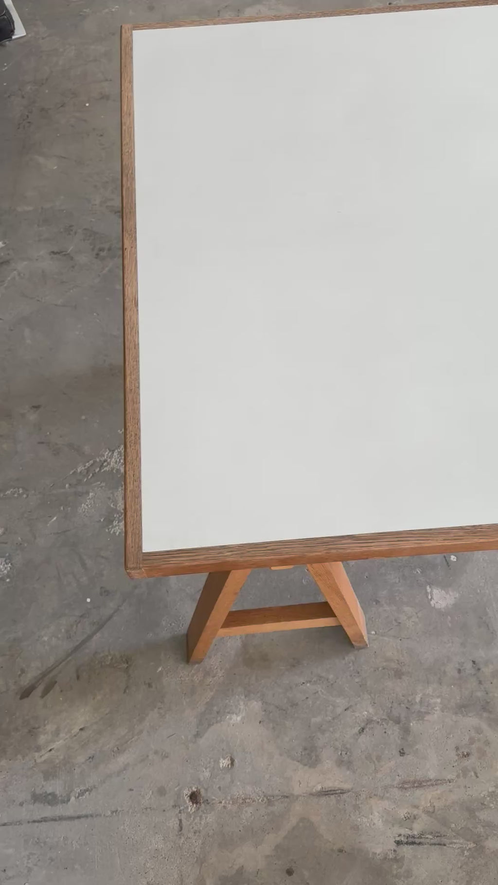 Esstisch zugeschrieben an Karl-Johan Hjerling – skandinavischer Bocktisch – 150 x 80 x 73 cm – Mid Century