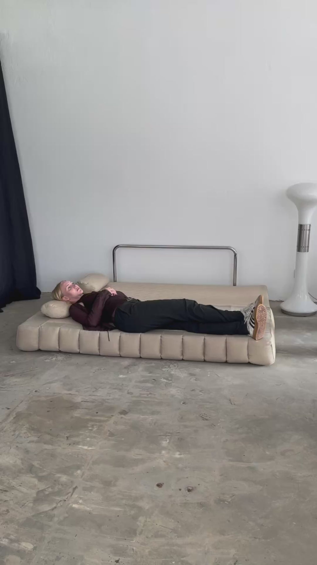 De Sede DS-85 Sofa / Daybed – seltene Baumwolle-Leinen-Version – 1970er