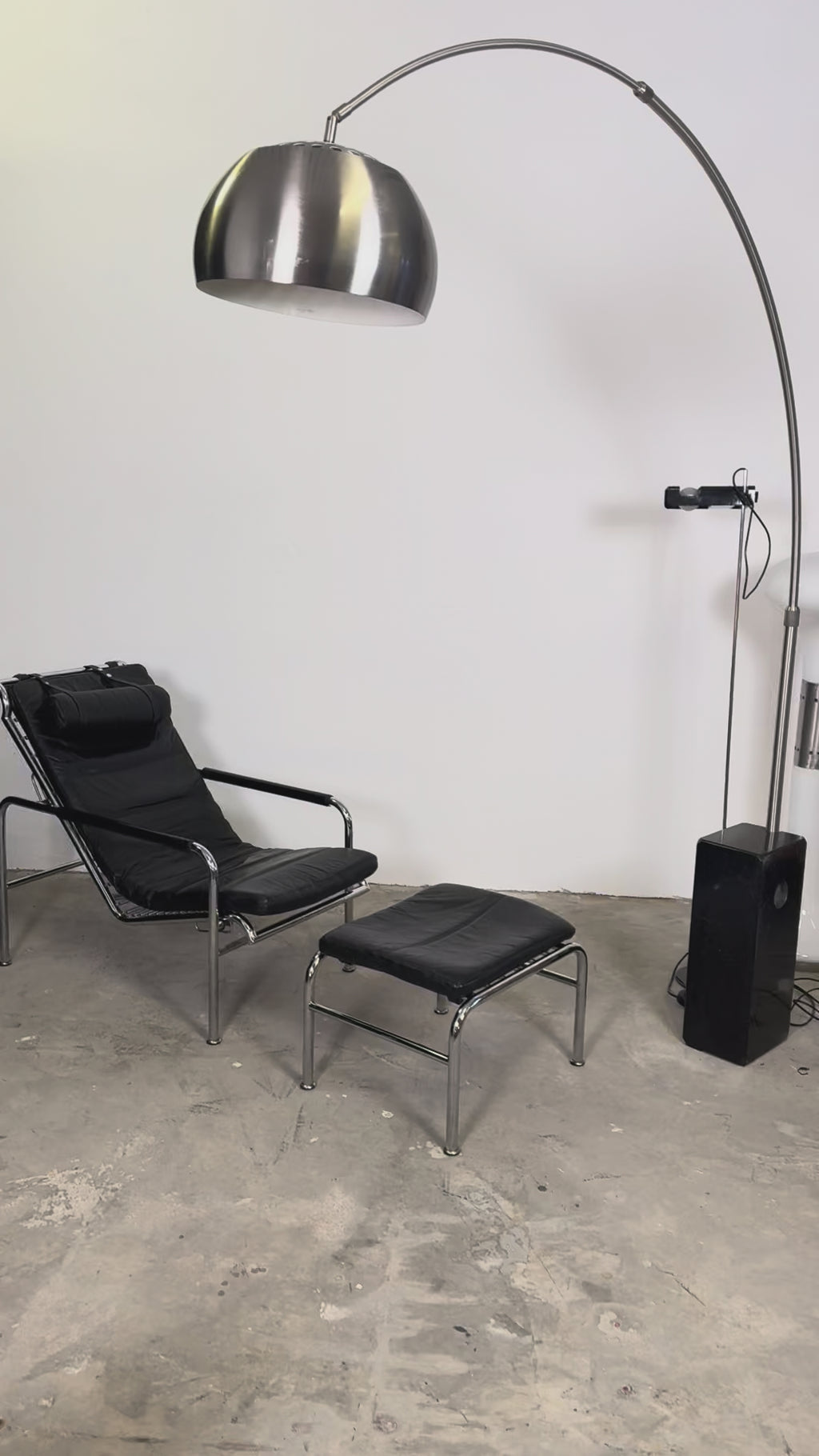 Genni Sessel von Gabriele Mucchi für Zanotta, Leder & Chrom, 1970er, Vintage