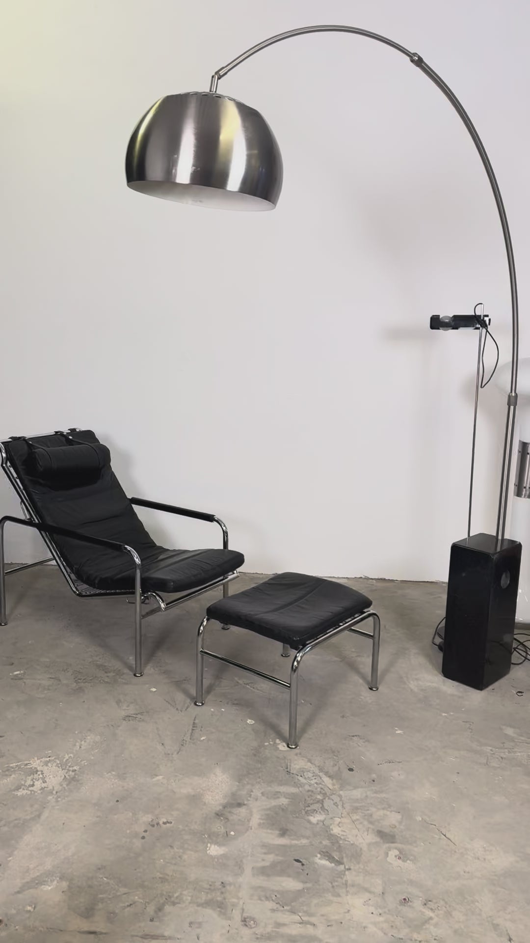 Genni Sessel von Gabriele Mucchi für Zanotta, Leder & Chrom, 1970er, Vintage