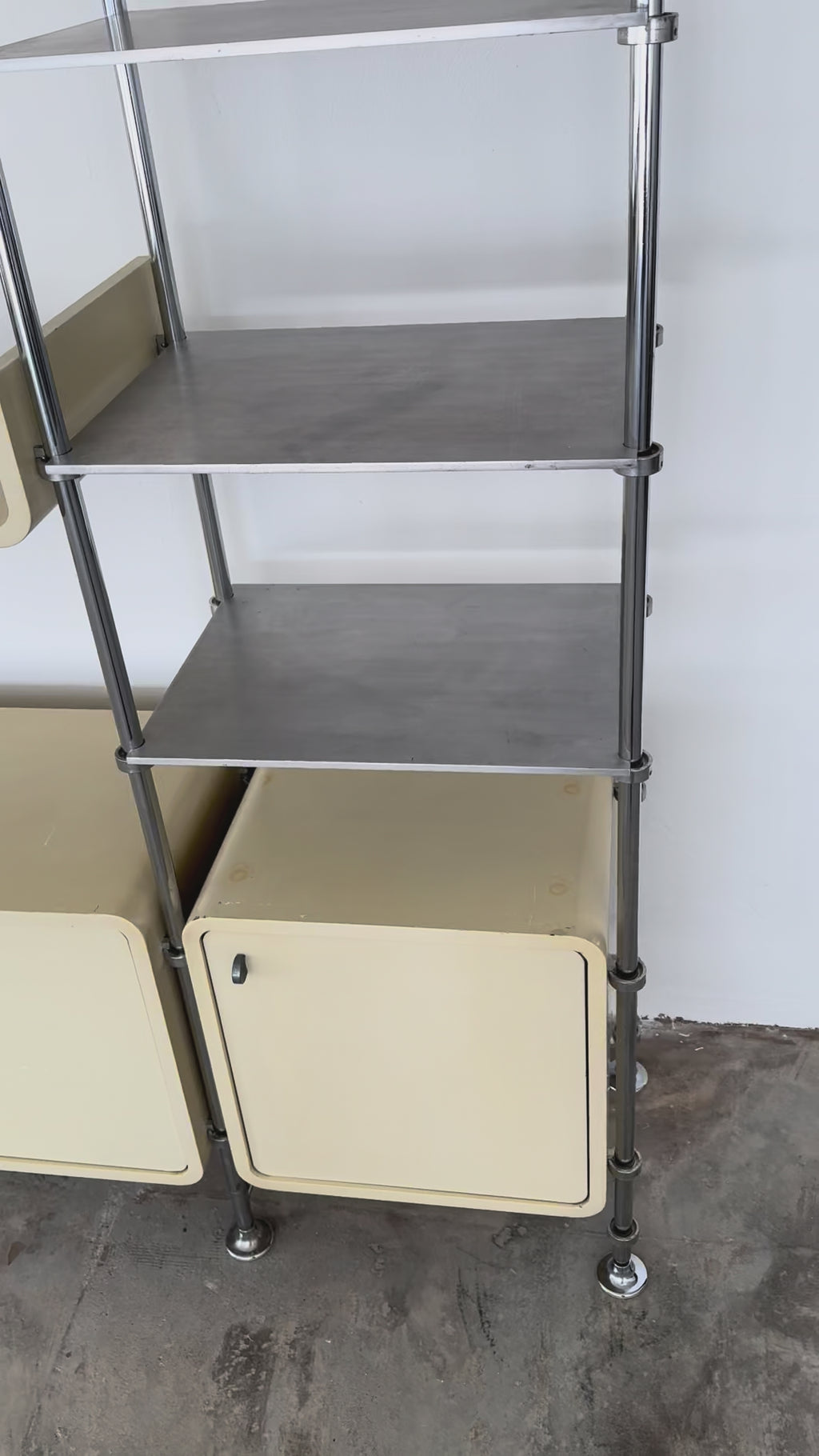 Vintage Modular Wandregal von Michel Ducaroy | Originalzustand | 1970er Mid-Century Modern Design