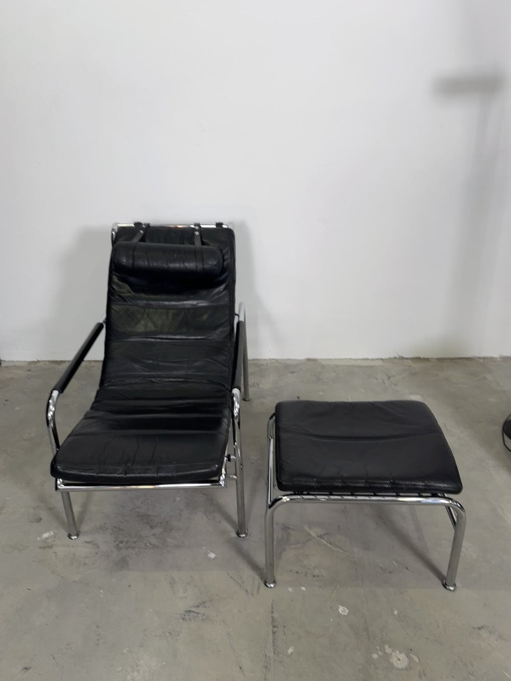 Genni Sessel von Gabriele Mucchi für Zanotta, Leder & Chrom, 1970er, Vintage